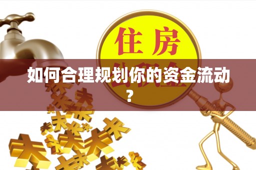 青羊如何合理规划你的资金流动？