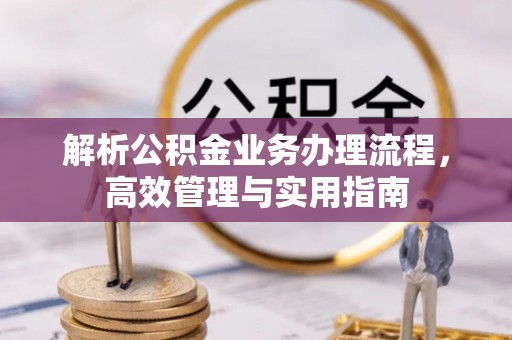 青羊解析公积金业务办理流程，高效管理与实用指南