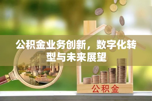 青羊公积金业务创新，数字化转型与未来展望