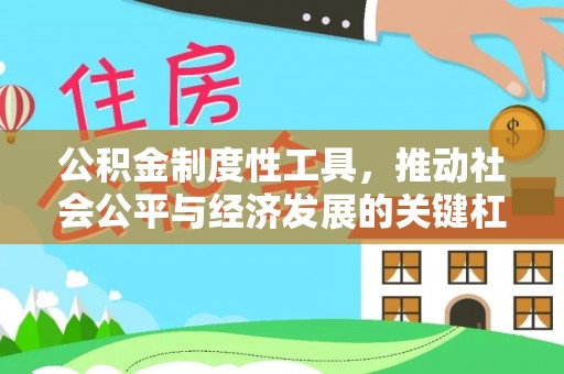青羊公积金制度性工具，推动社会公平与经济发展的关键杠杆