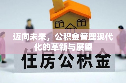 青羊迈向未来，公积金管理现代化的革新与展望