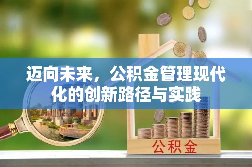 青羊迈向未来，公积金管理现代化的创新路径与实践